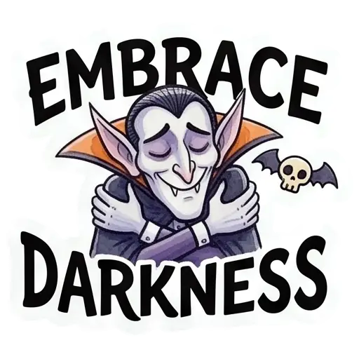 Stickers, social media, WhatsApp, funny, Halloween, free download, Dracula (16)