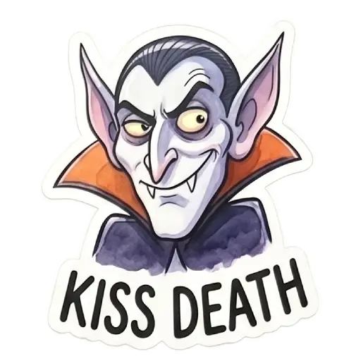 Stickers, social media, WhatsApp, funny, Halloween, free download, Dracula (19)