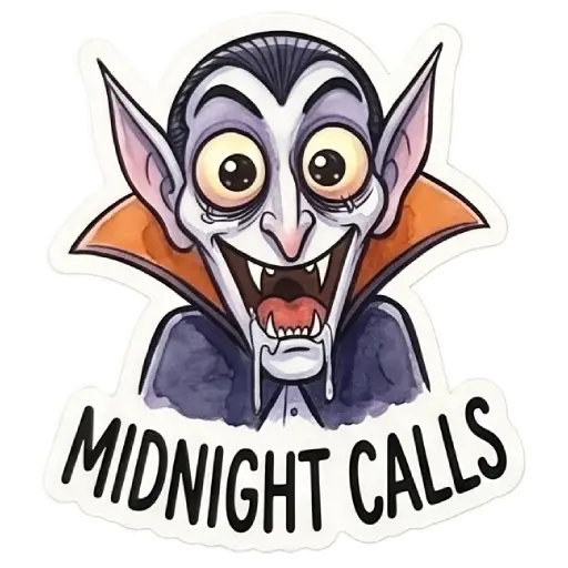 Stickers, social media, WhatsApp, funny, Halloween, free download, Dracula (20)