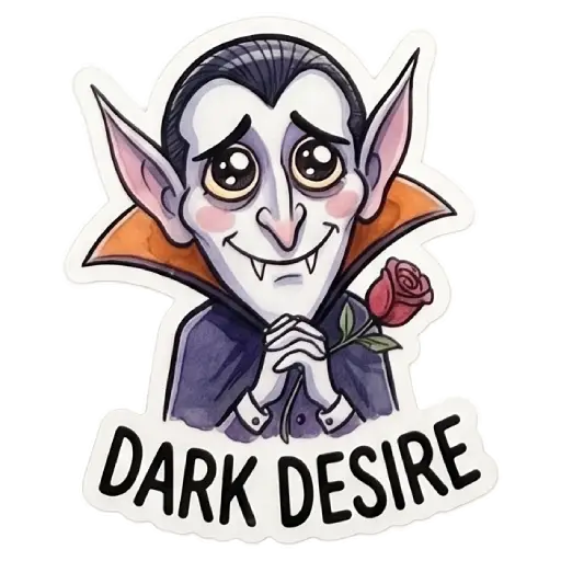 Stickers, social media, WhatsApp, funny, Halloween, free download, Dracula (23)