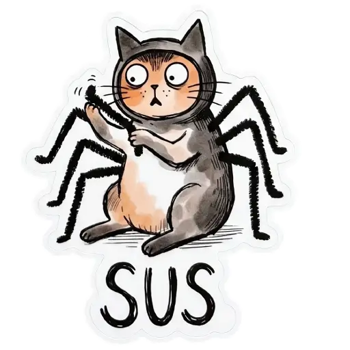 Stickers, social media, WhatsApp, funny, Halloween, free download, witch, funny , Halloween emojis smileys, Halloween cats, funny cat , (11)