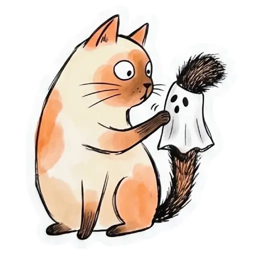 Stickers, social media, WhatsApp, funny, Halloween, free download, witch, funny , Halloween emojis smileys, Halloween cats, funny cat , (2)