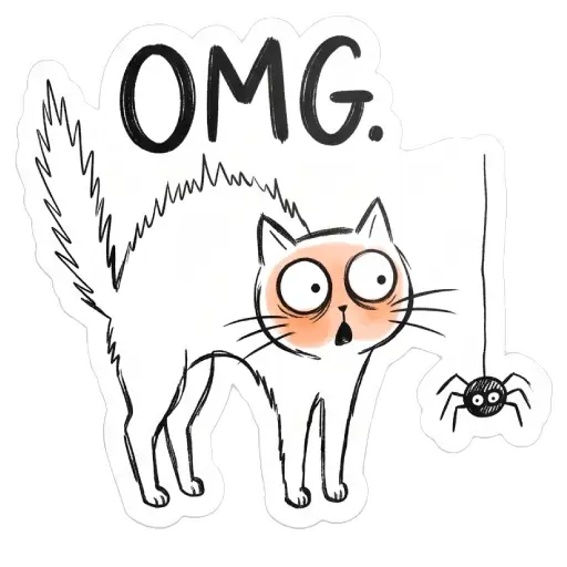 Stickers, social media, WhatsApp, funny, Halloween, free download, witch, funny , Halloween emojis smileys, Halloween cats, funny cat , (33)