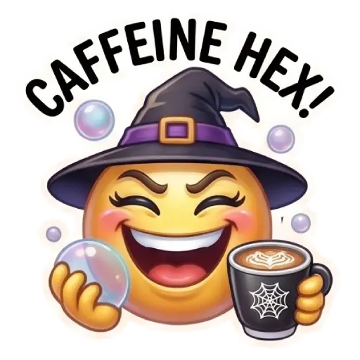 Stickers, social media, WhatsApp, funny, Halloween, free download, witch, funny , Halloween emojis smileys , office Halloween (31)