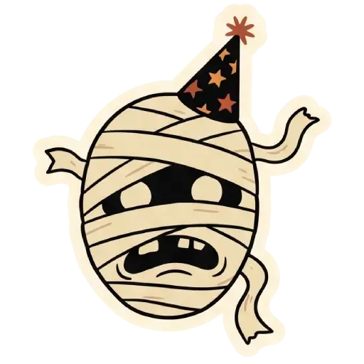 Stickers, social media, WhatsApp, funny, Halloween, vintage, old (1)