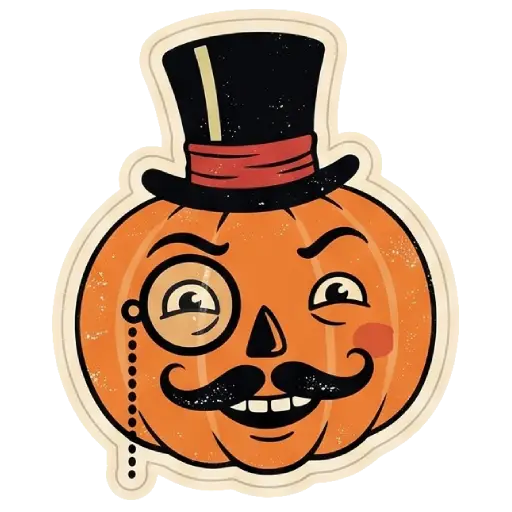 Stickers, social media, WhatsApp, funny, Halloween, vintage, old (16)
