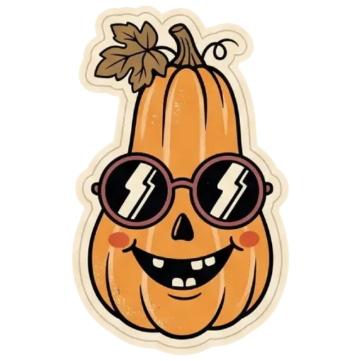 Stickers, social media, WhatsApp, funny, Halloween, vintage, old (20)