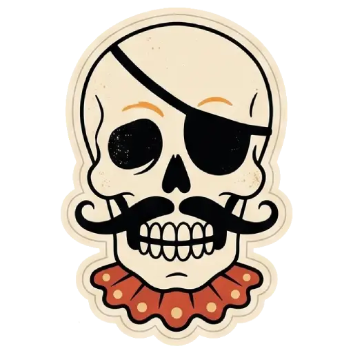 Stickers, social media, WhatsApp, funny, Halloween, vintage, old (21)