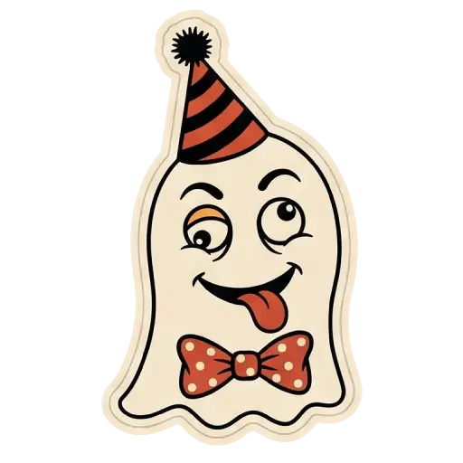 Stickers, social media, WhatsApp, funny, Halloween, vintage, old (22)