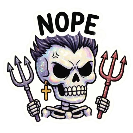 Stickers, sticker pack, social media stickers, funny, free, download, WAstickers, WhatsApp, Halloween, crazy skulls (18)