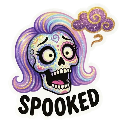 Stickers, sticker pack, social media stickers, funny, free, download, WAstickers, WhatsApp, Halloween, crazy skulls (6)