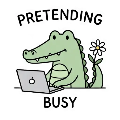 florak stickers, cute, funny, stickers, WhatsApp stickers, sticker pack, Alligator (24)