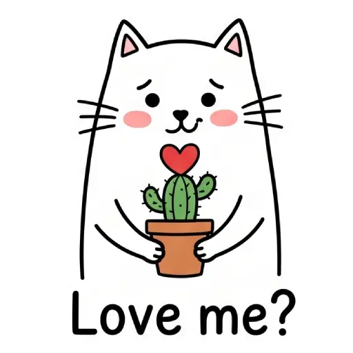 florak stickers, cute, funny, stickers, WhatsApp stickers, sticker pack, cat (3)