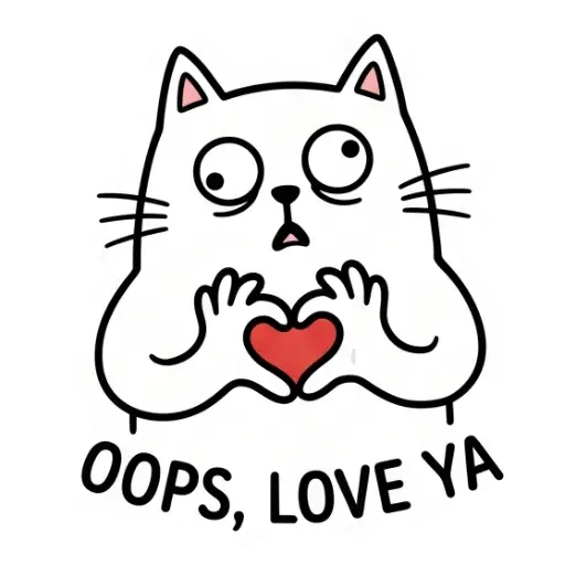 funny, cat, love, romantic, love you, WhatsApp, sticker, valentine (24)