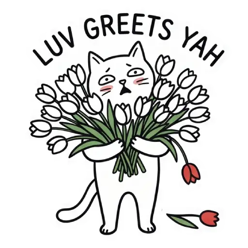 funny, cat, love, romantic, love you, WhatsApp, sticker, valentine (38)