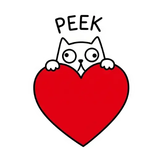 funny, cat, love, romantic, love you, WhatsApp, sticker, valentine (46)