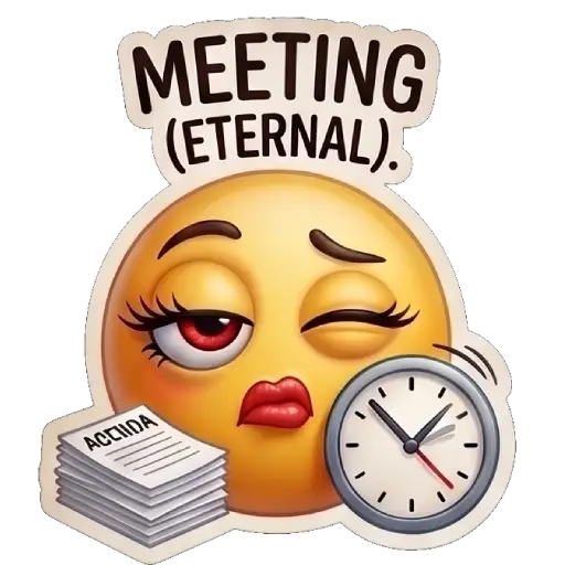 office jokes, smiley faces, emoji, funny office stickers, office, boss, WhatsApp stickers, sticker pack, free download (11)