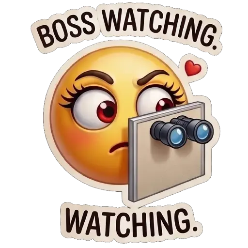 office jokes, smiley faces, emoji, funny office stickers, office, boss, WhatsApp stickers, sticker pack, free download (14)