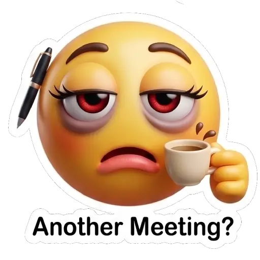 office jokes, smiley faces, emoji, funny office stickers, office, boss, WhatsApp stickers, sticker pack, free download (31)