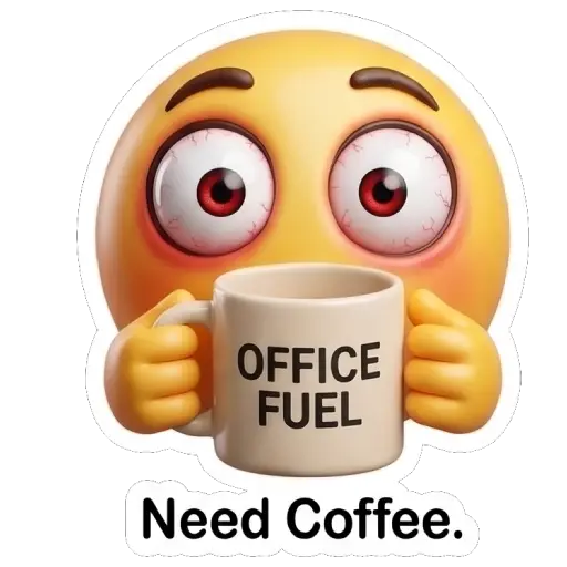 office jokes, smiley faces, emoji, funny office stickers, office, boss, WhatsApp stickers, sticker pack, free download (33)