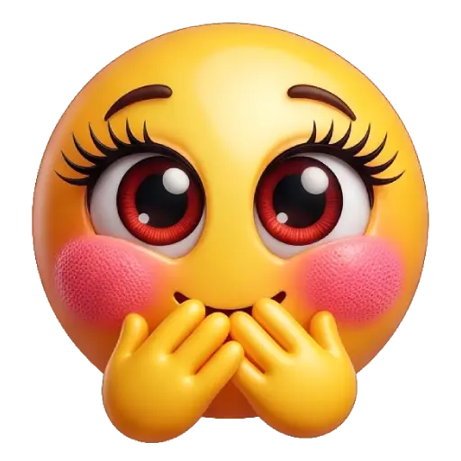 Cute smiley face, stickers, Whatssapp stickers, love, kiss me, valentine, shy