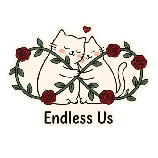 cat, cat lover, romantic, love, cute, WhatsApp stickers, stickers, love message (6)